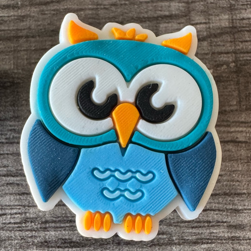 Blue Owl CROCS Jibbitz Shoe Charm 5/$20
